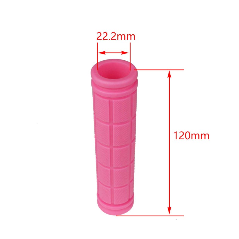 Kasteco 2 Pack Bicycle Bike Handlebar Scooter Streamers and Bicycle Handle Bar Grips,2 Types (Pink) - Image 2